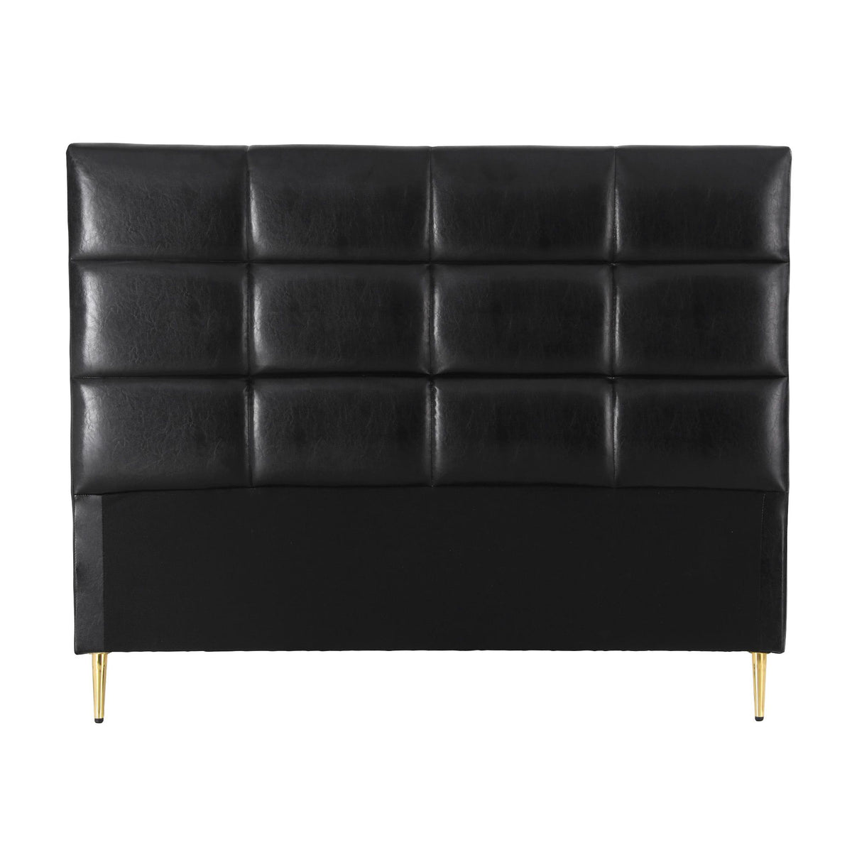 Artiss Bed Headboard Queen Bedhead PU Leather Black