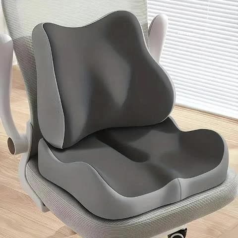 Gray sofa seat cushion, lumbar support for sofa, black sofa accessories, comfortable sofa cushions, back support for sofa, memory foam cushion, ergonomic back support, Australian home comfort