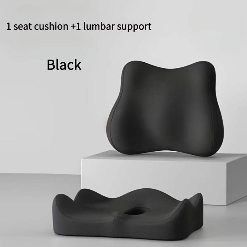 Gray sofa seat cushion, lumbar support for sofa, black sofa accessories, comfortable sofa cushions, back support for sofa, memory foam cushion, ergonomic back support, Australian home comfort