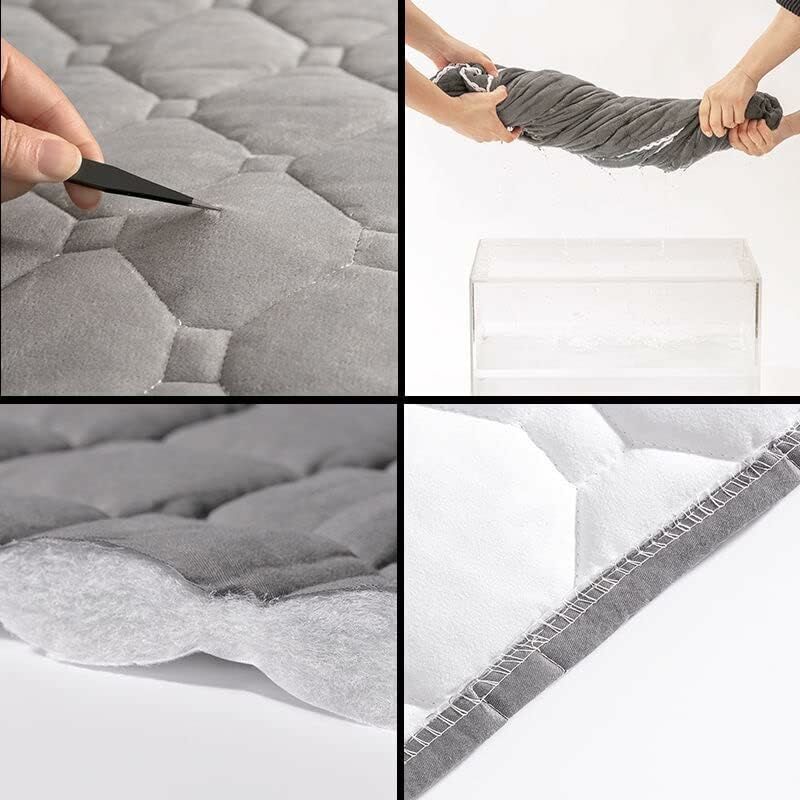 Headboard Cover 160Cm, Headboard Cover Protector With Stretch Side, Washable Dustproof Headboard Cover Thickened