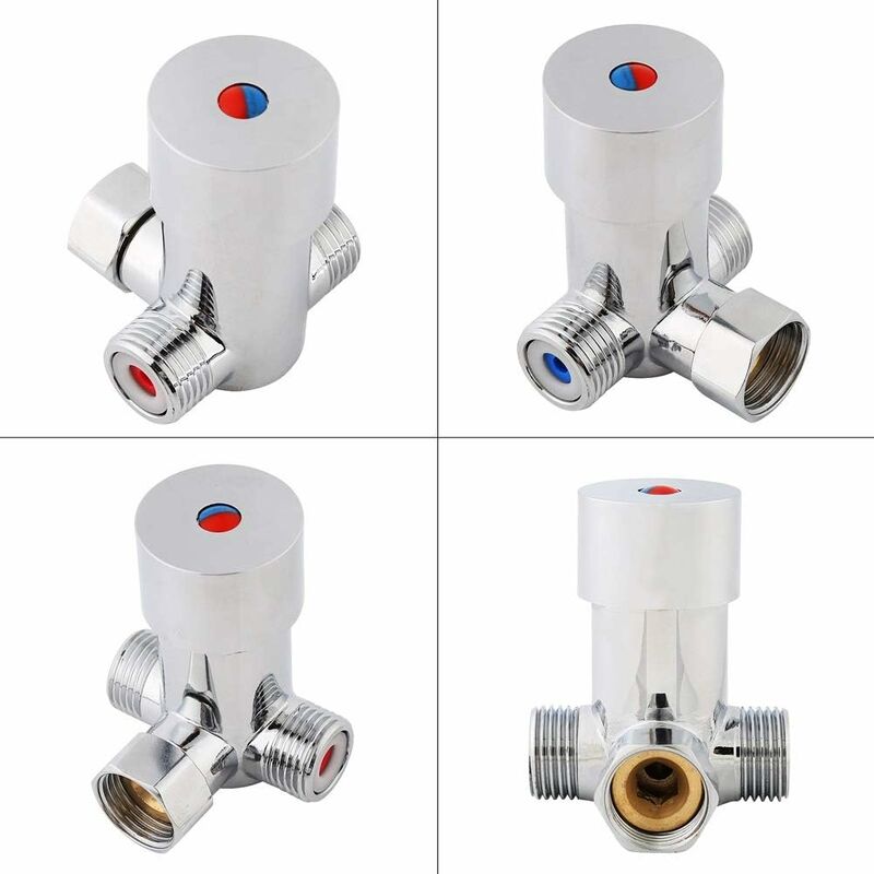 3 Way Mixer Tap - Water Mixer Temperature Control For Automatic Faucet In Bathroom