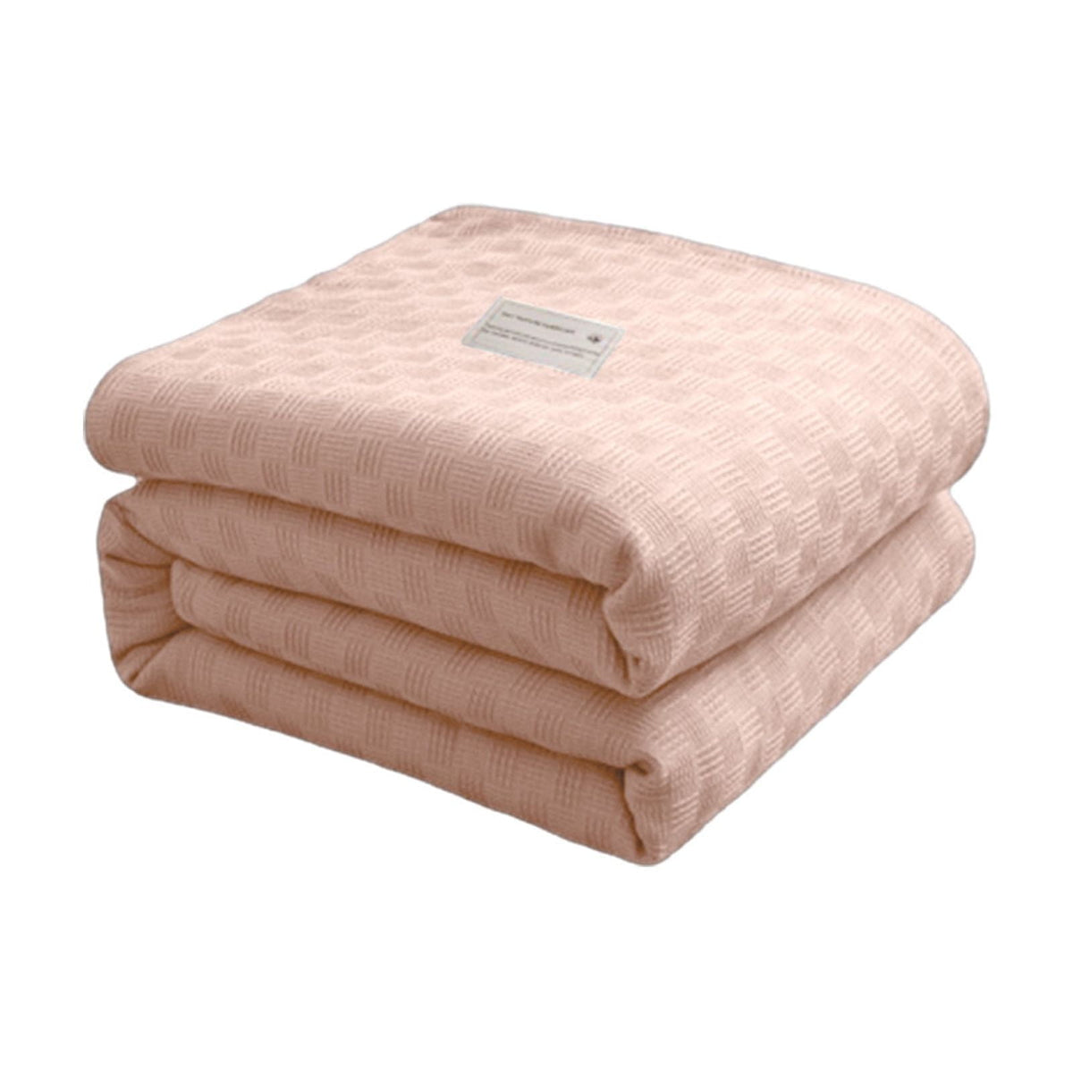 59x39" 100% Cottons Blanket, Soft and Breathable Bed Blanket, Multi-functional Bed Blanket for All Season, Machines Washable Bed Couch for Home Living Room Bedroom Office Travel Pink