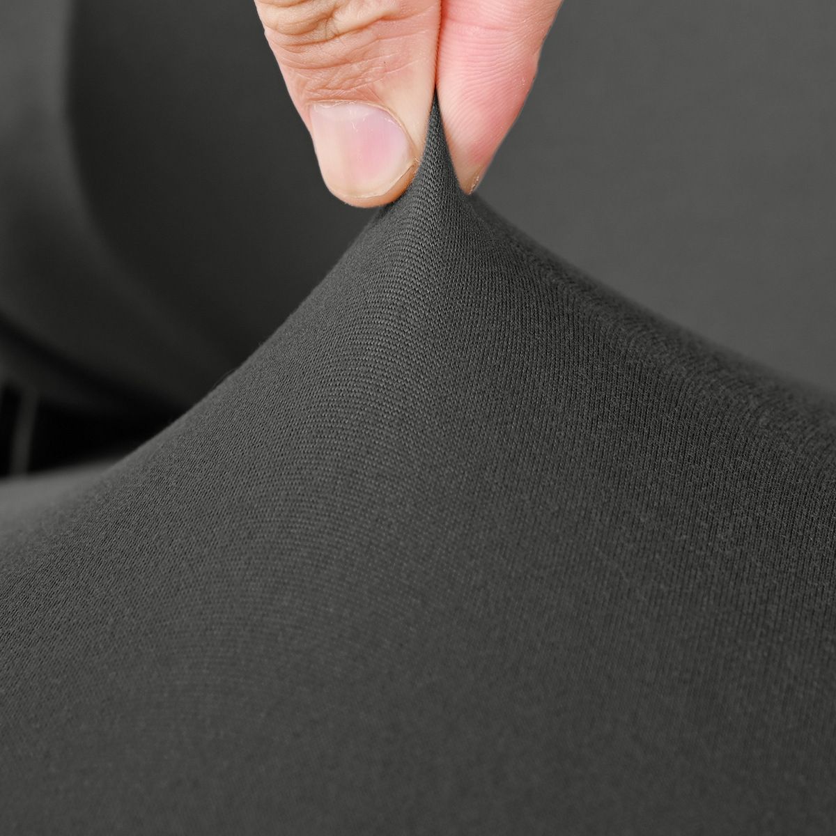 Cloth Stretch Polyester Chair Cover for Reclining Racing Gaming Chair (Only Chair Covers) (Black)