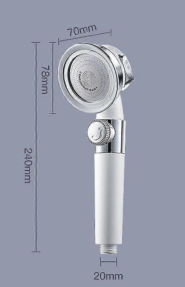 High Pressure Bathroom Shower Head, Jet Handheld Sprinkler