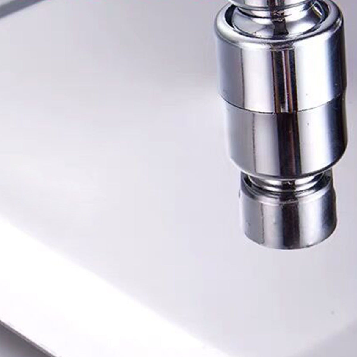201 Stainless Steel Shower Head 8 Inch High Pressure Rainfall Shower Head for Bathroom Tour