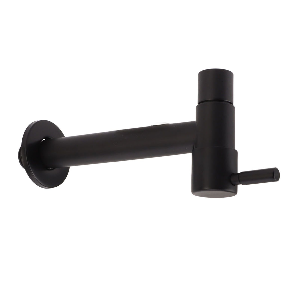 G1/2 Wall Mounted Cold Water Tap 304 Stainless Steel Single Handle Cold Faucet Bathroom Garden Faucet Tap Black for Mop Pool