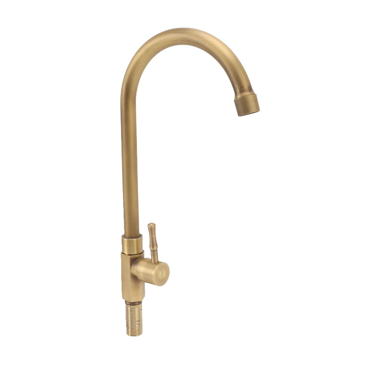 Antique Brass Bathroom Sink Faucet Single Handle Vanity Tap Splash Proof Bathroom Faucet for Home Commercial Use