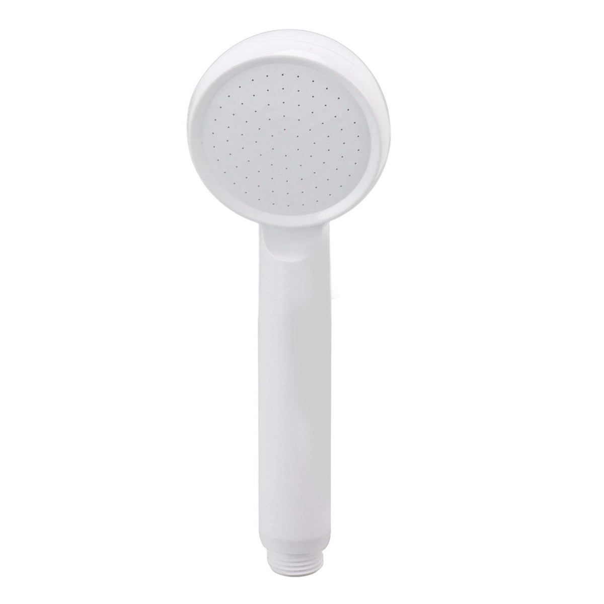 Rain Shower Head Simple Thicken Baking Process Handheld Shower Head with Ergonomic Handle for Bathroom White