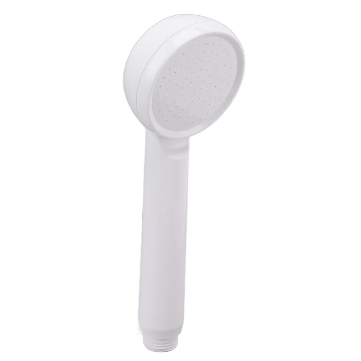 Rain Shower Head Simple Thicken Baking Process Handheld Shower Head with Ergonomic Handle for Bathroom White