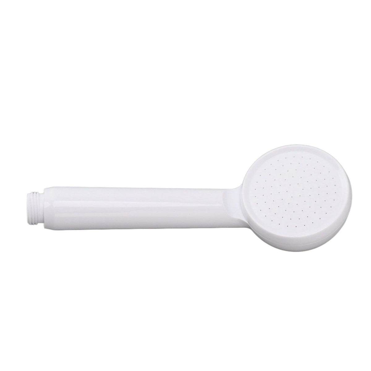 Rain Shower Head Simple Thicken Baking Process Handheld Shower Head with Ergonomic Handle for Bathroom White