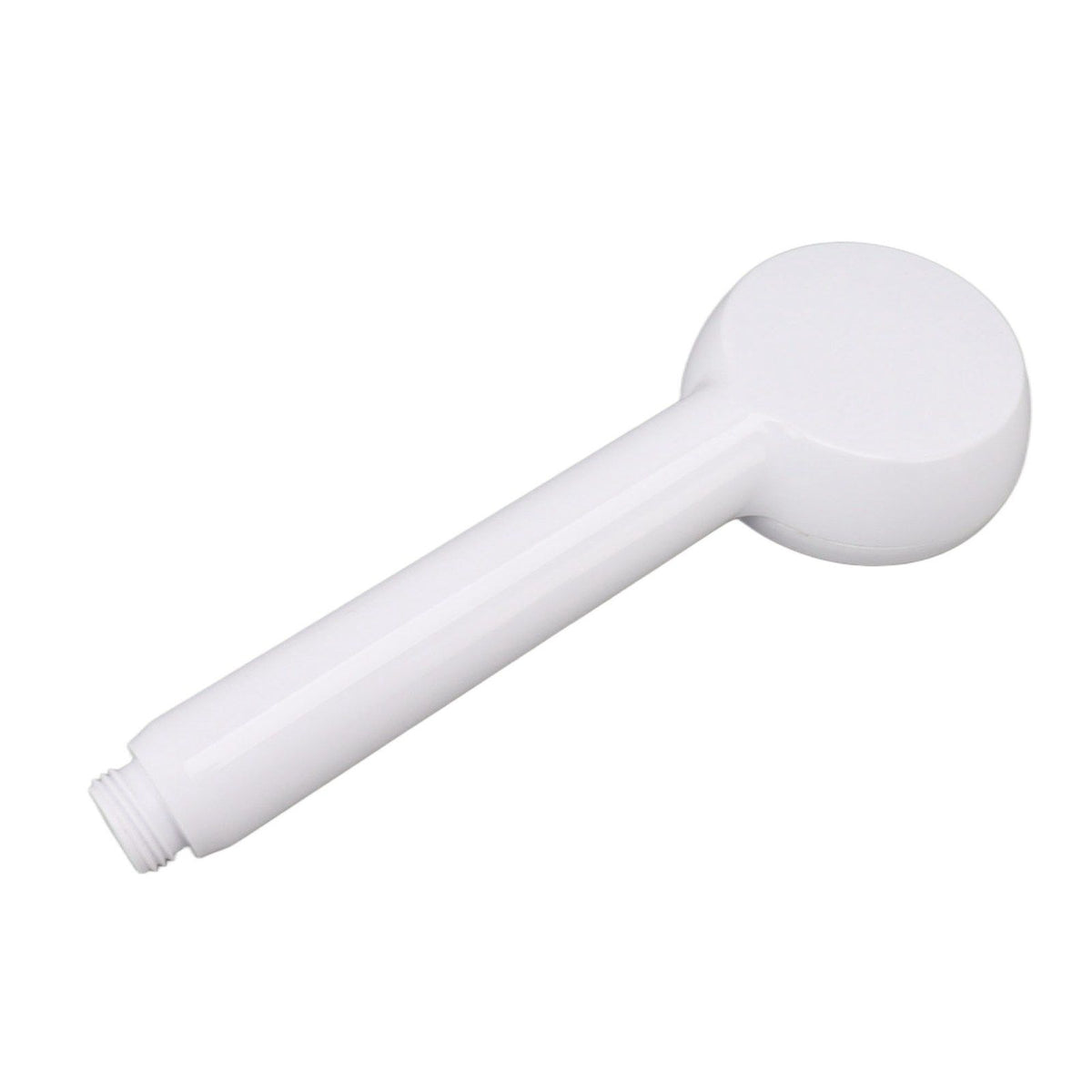 Rain Shower Head Simple Thicken Baking Process Handheld Shower Head with Ergonomic Handle for Bathroom White