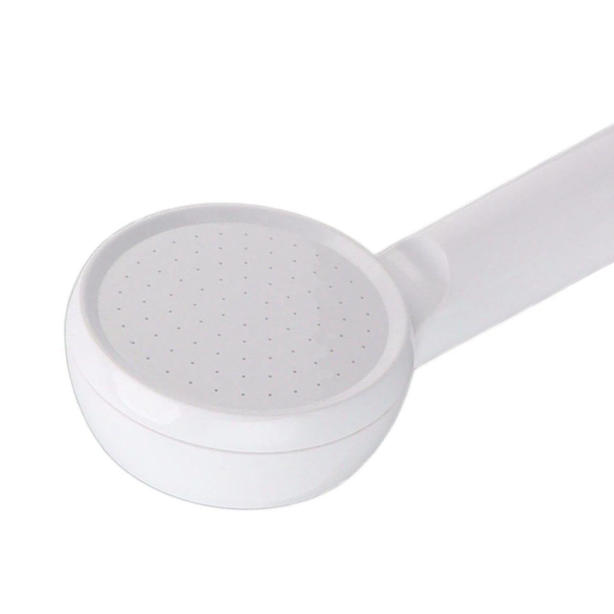 Rain Shower Head Simple Thicken Baking Process Handheld Shower Head with Ergonomic Handle for Bathroom White