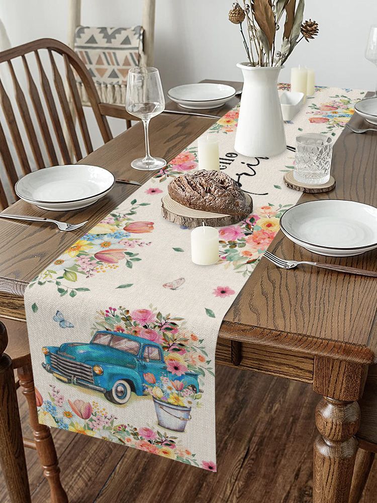 Washable Napkin Table Flag Table Runner Table Napkin Table Cloth