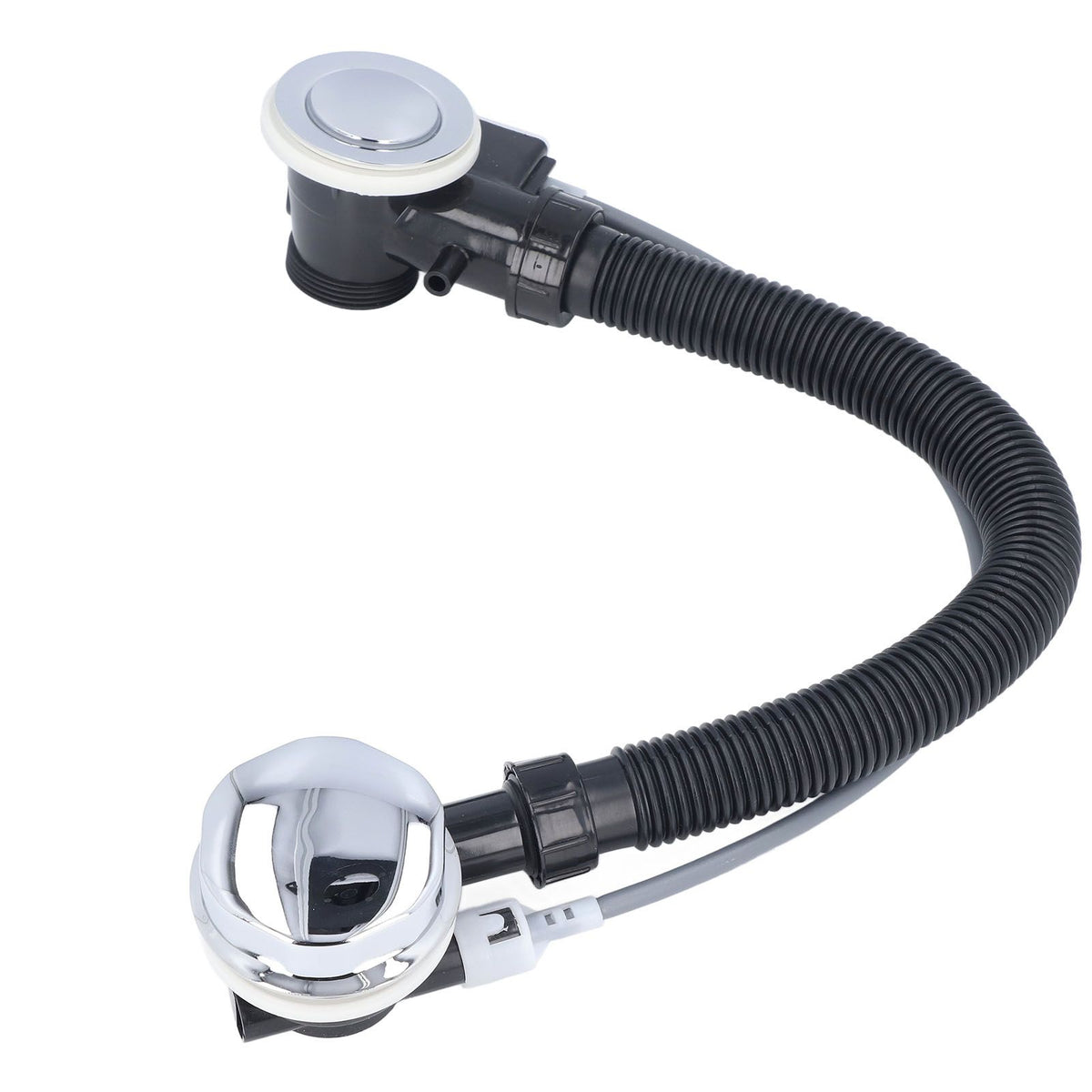 Bathtub Overflow Drainer Concealed Flexible SPA Bathtub Overflow Drain Pipe for Kitchen Bathroom