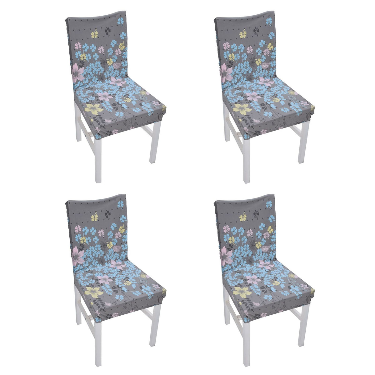 4Pcs Chair Slipcover High Elasticity Stylish Elegant Design Dustproof Dining Chair Cover for Hotel Office BanquetLittle Love