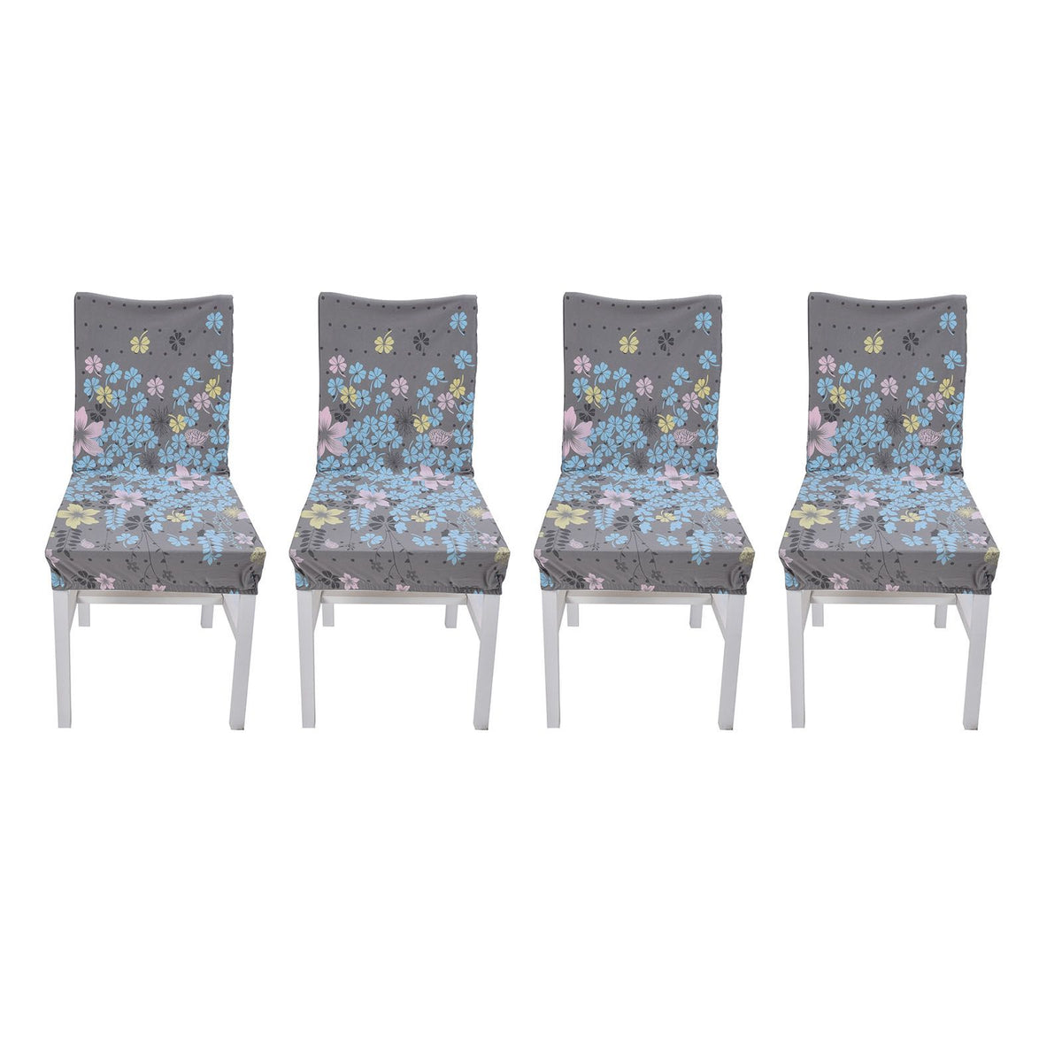 4Pcs Chair Slipcover High Elasticity Stylish Elegant Design Dustproof Dining Chair Cover for Hotel Office BanquetLittle Love