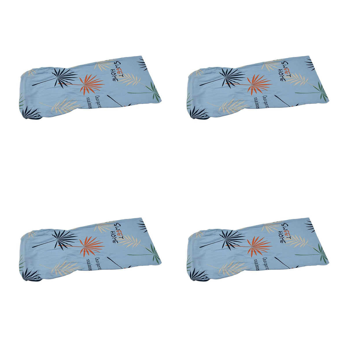 4Pcs Chair Slipcover High Elasticity Stylish Elegant Design Dustproof Dining Chair Cover for Hotel Office BanquetBlue Impressions