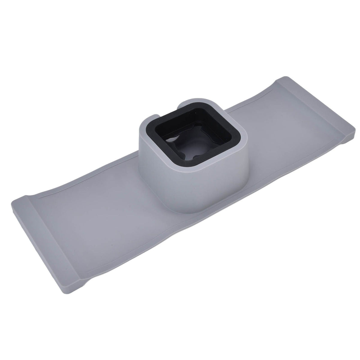 Cup Holder Couch Arm Cup Holder Sofa Arm Cup Tray Silicone Body for Living Room Balcony Gray