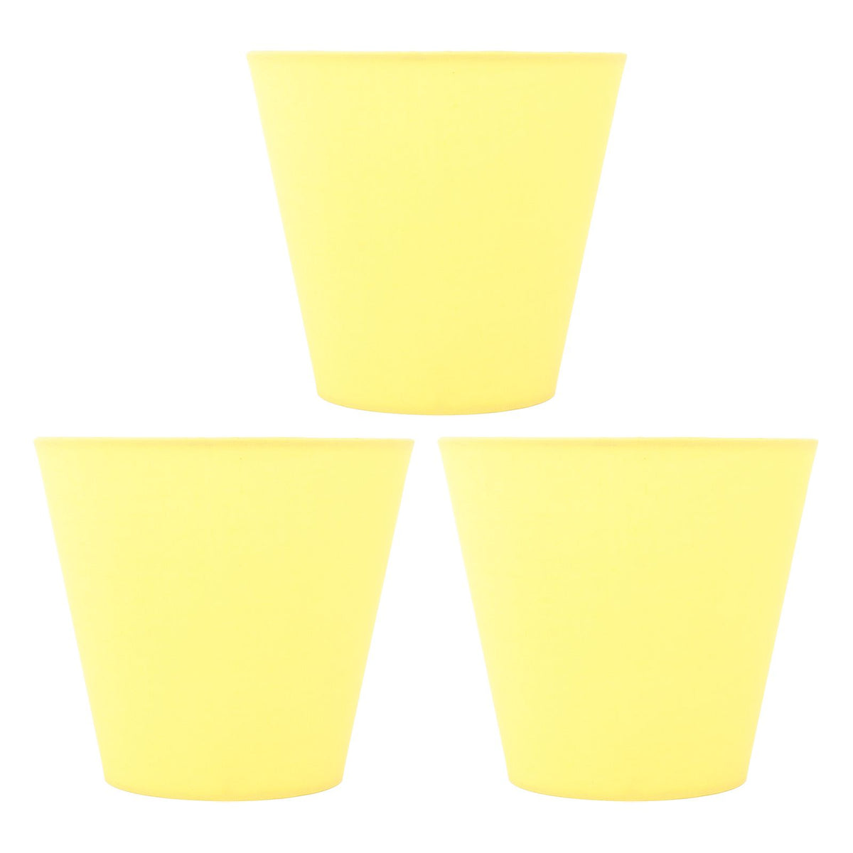 3pcs Cloth Fabric Lampshade Innovative E14 Intervention Type Modern Fabric Lampshade Dust Cover for Bedroom Bedside Yellow