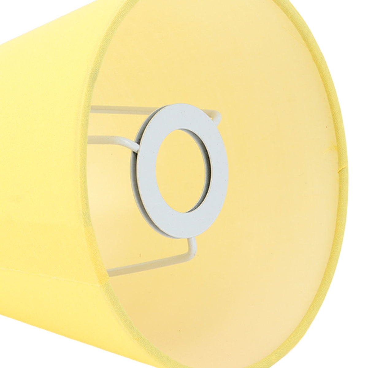 3pcs Cloth Fabric Lampshade Innovative E14 Intervention Type Modern Fabric Lampshade Dust Cover for Bedroom Bedside Yellow