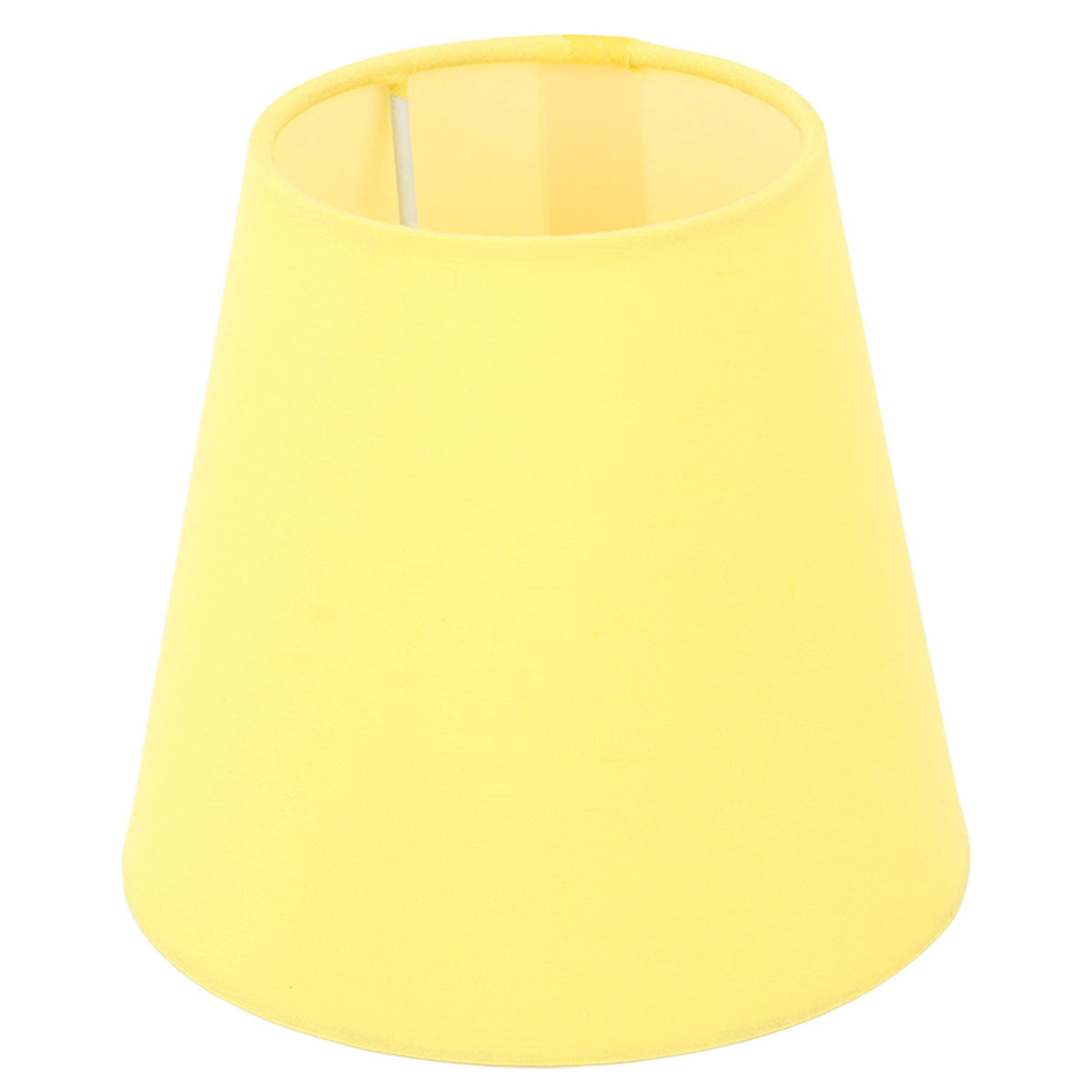 3pcs Cloth Fabric Lampshade Innovative E14 Intervention Type Modern Fabric Lampshade Dust Cover for Bedroom Bedside Yellow