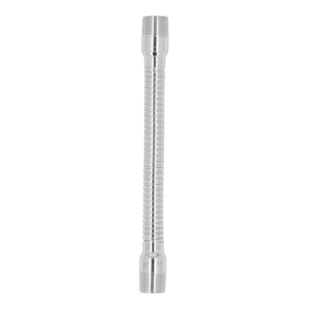 Adjustable Shower Head Extension Arm with Flange Rotating Swiveling Shower Head Arm for Bathroom