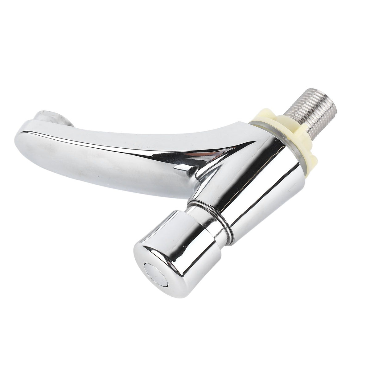 Time Delay Basin Sink Faucet Copper Alloy Push Switch Water Saving Tap for Home Kitchen Bathroom Hotel