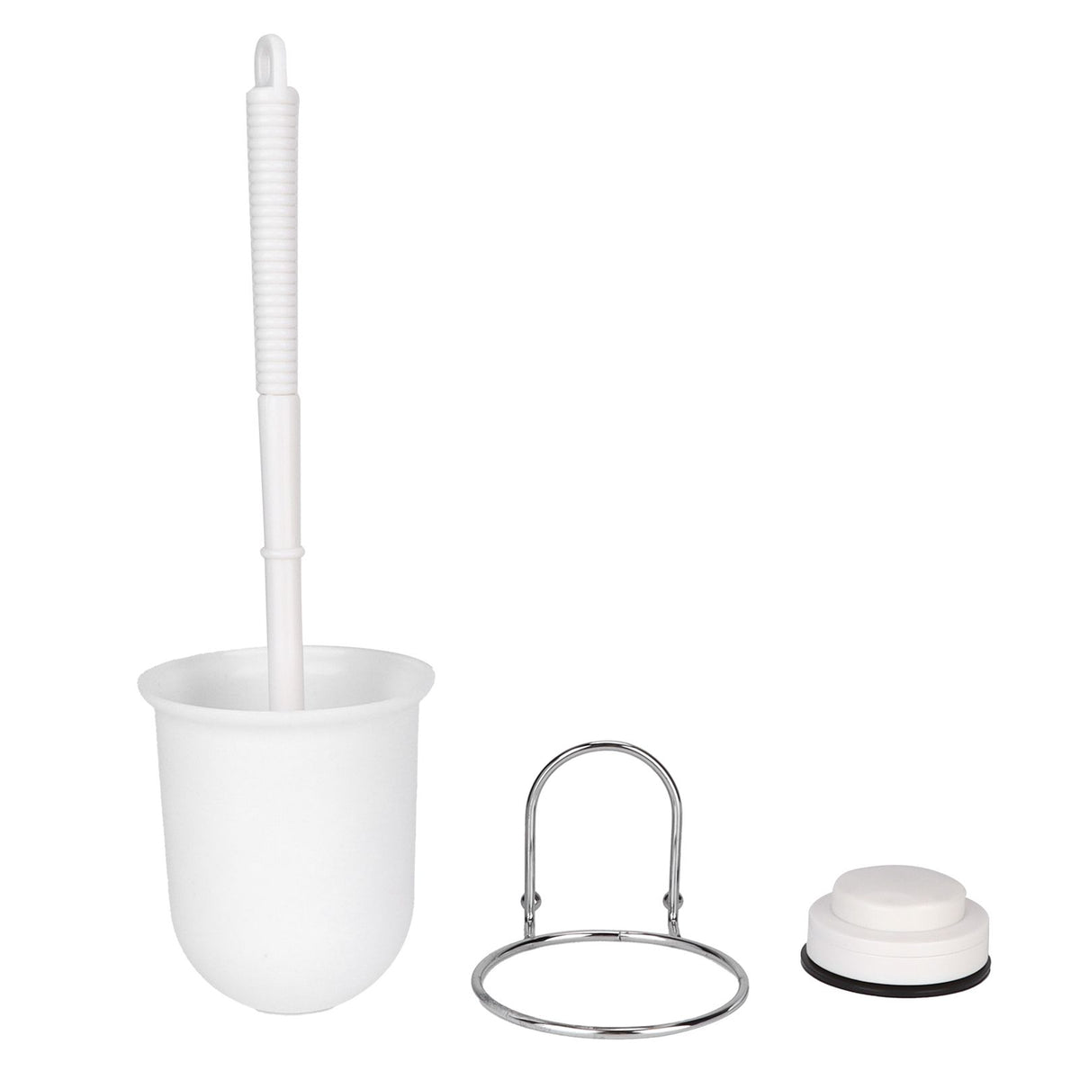 Toilet Brush and Holder WallMounted Toilet Bowl Brush Set Bathroom Cleaning Kit for Bathroom