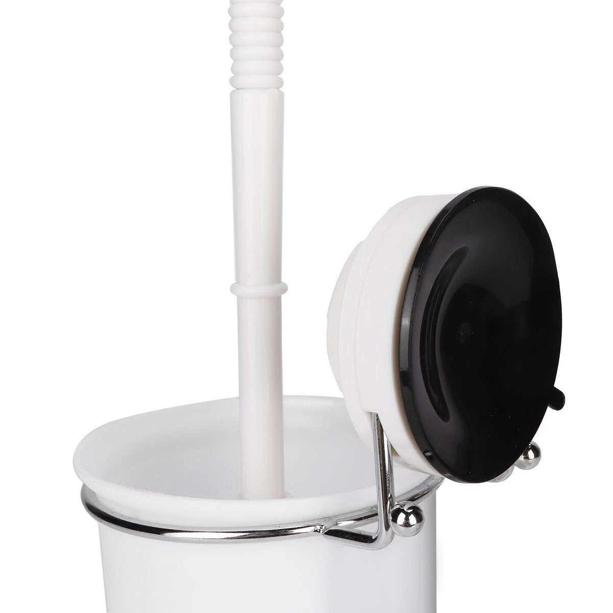 Toilet Brush and Holder WallMounted Toilet Bowl Brush Set Bathroom Cleaning Kit for Bathroom