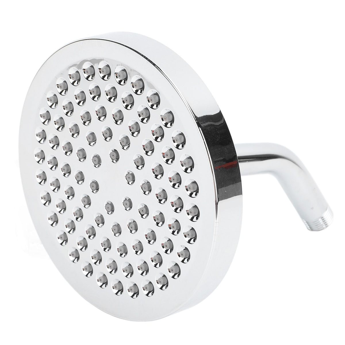 High Pressure Rain Shower Head Water Conservation Bathroom Shower Head for Household Hotel 6 Inch Silver