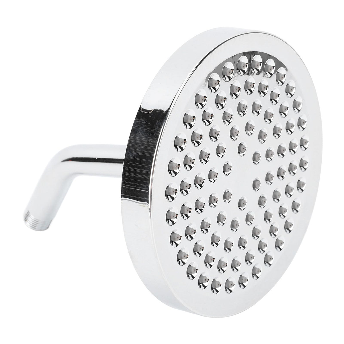 High Pressure Rain Shower Head Water Conservation Bathroom Shower Head for Household Hotel 6 Inch Silver