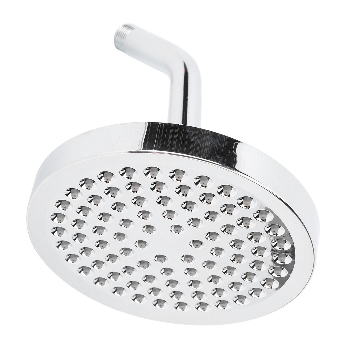 High Pressure Rain Shower Head Water Conservation Bathroom Shower Head for Household Hotel 6 Inch Silver