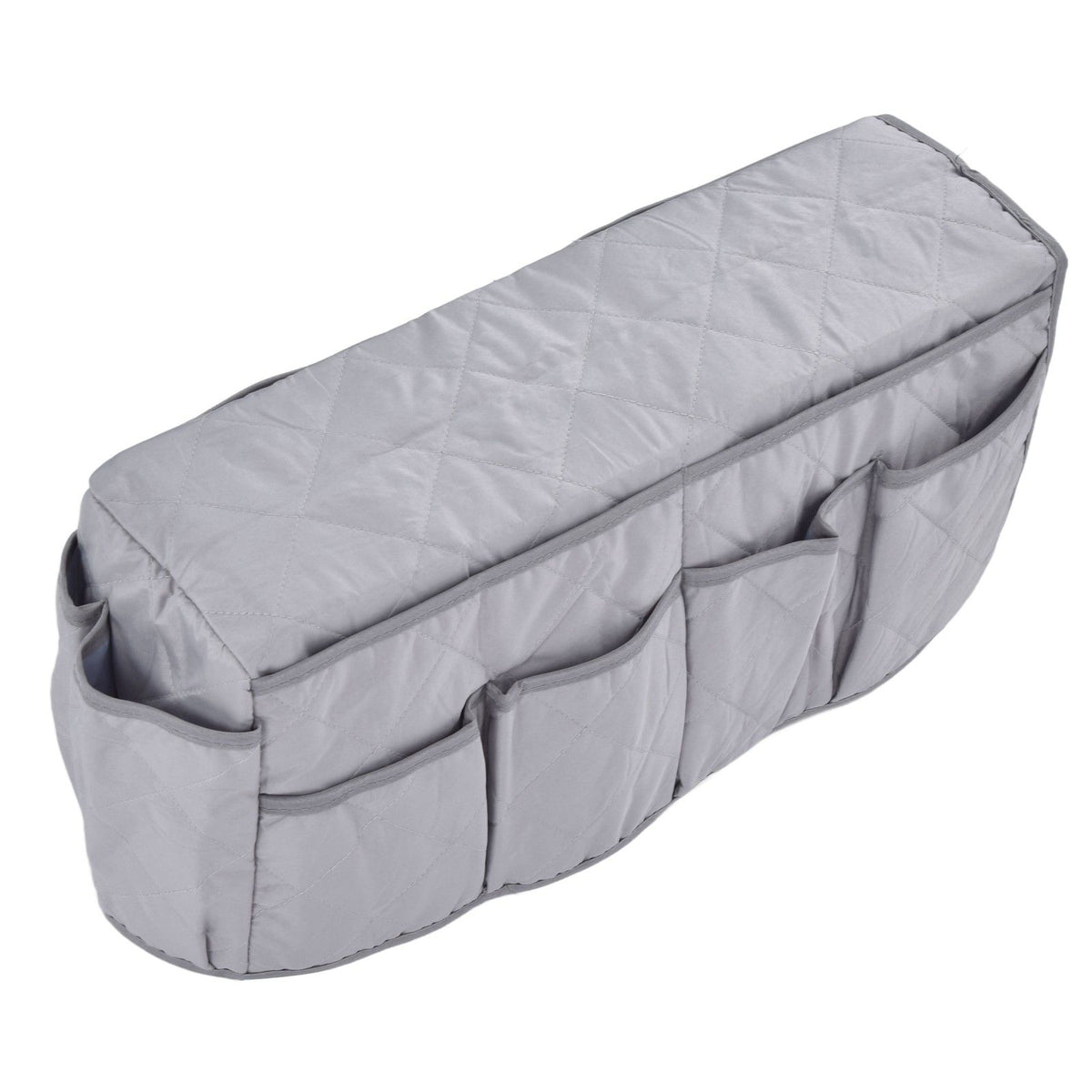 Couch Remote Holder Pocket Design Dustproof Waterproof Reasonable Layout Sofa Armrest OrganizersGrey