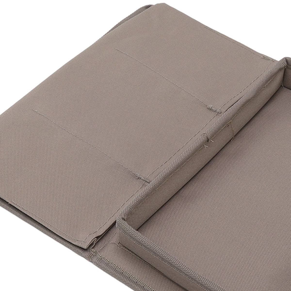 Sofa Tray Folding Arm Storage Holder Table 600D Oxford Cloth Side Pockets for Couch Coffee