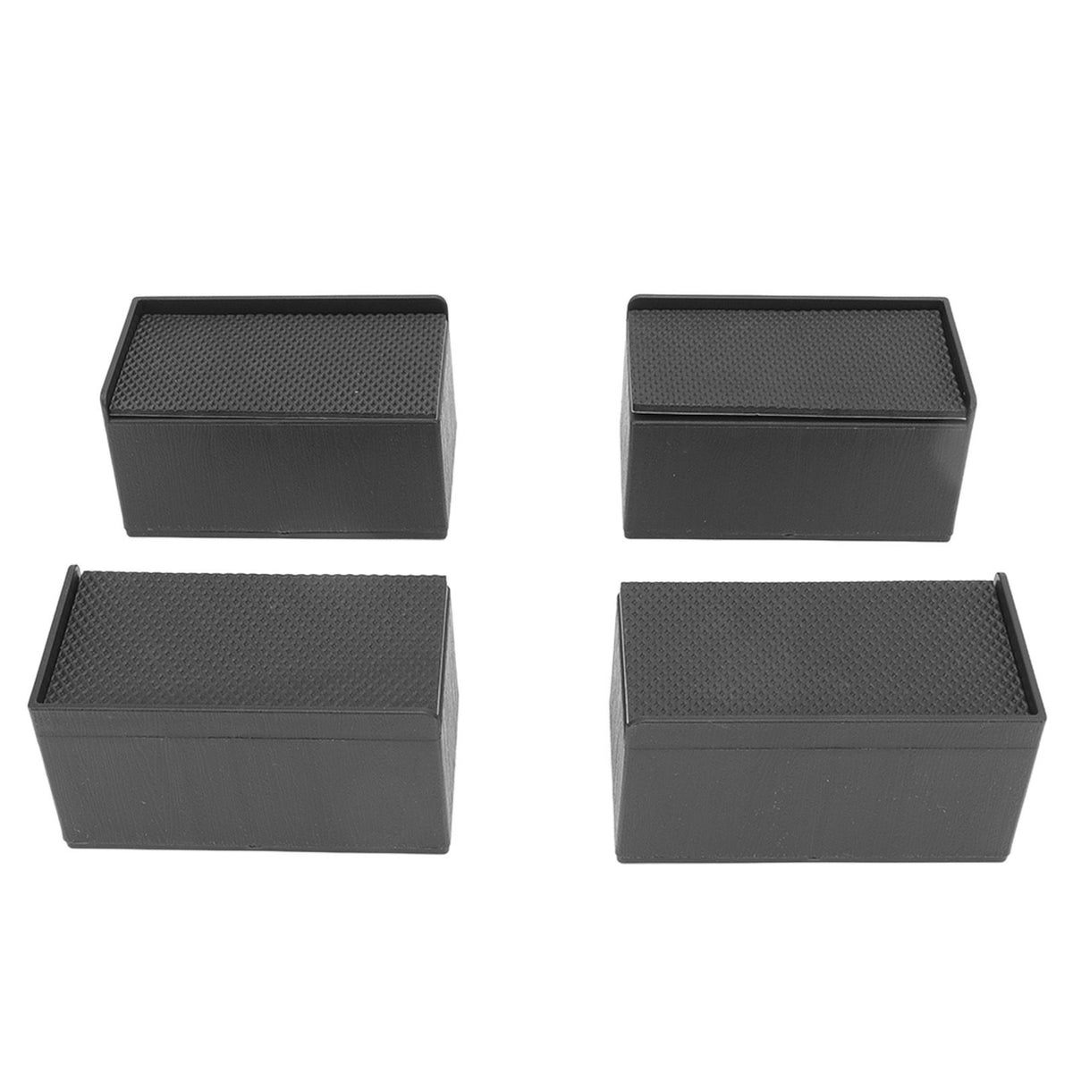L Shape Rectangular Furniture Risers Rubber Stackable Sofa Risers for Table Couch Chair Bed