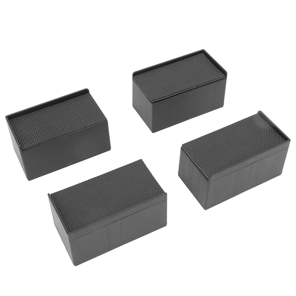 L Shape Rectangular Furniture Risers Rubber Stackable Sofa Risers for Table Couch Chair Bed