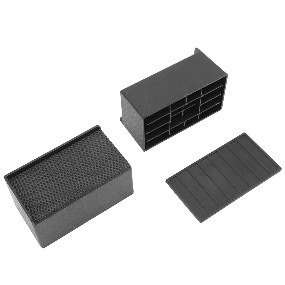 L Shape Rectangular Furniture Risers Rubber Stackable Sofa Risers for Table Couch Chair Bed