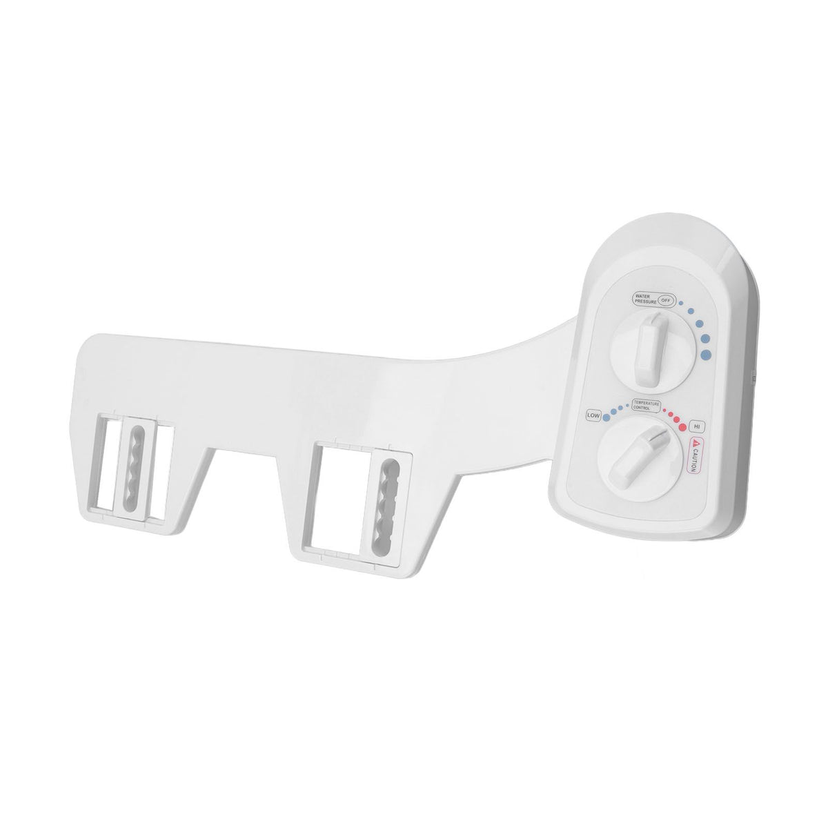 Toilet Bidet Double Knob Movable Nozzle Non Electric Self Cleaning Bidet Attachment for Home Bathroom