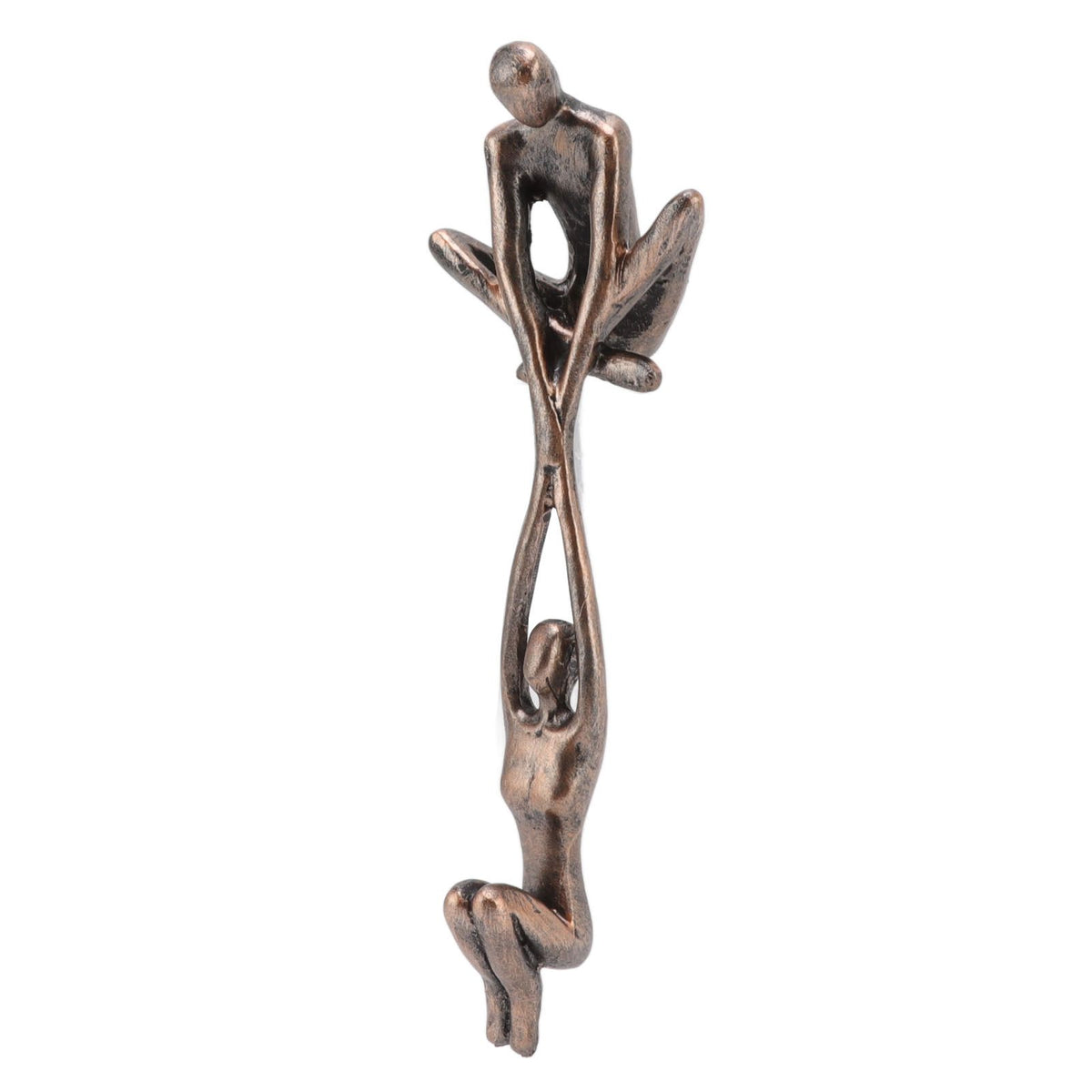 Lover Sculpture Ornament Resin Abstract Art Statue Couple Man Lifting Woman Dancing Figurine