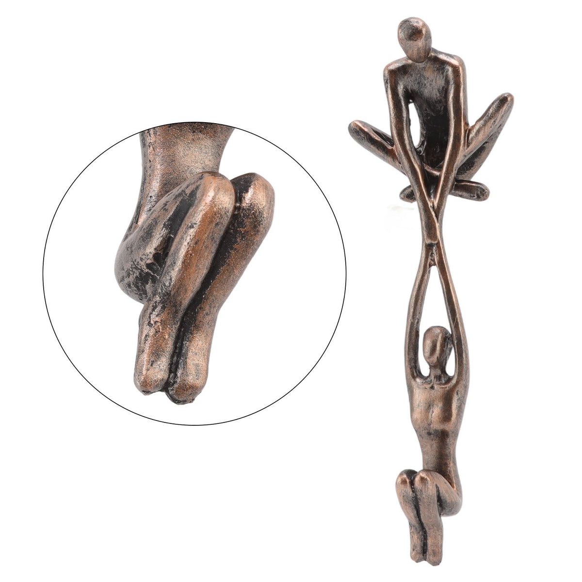 Lover Sculpture Ornament Resin Abstract Art Statue Couple Man Lifting Woman Dancing Figurine