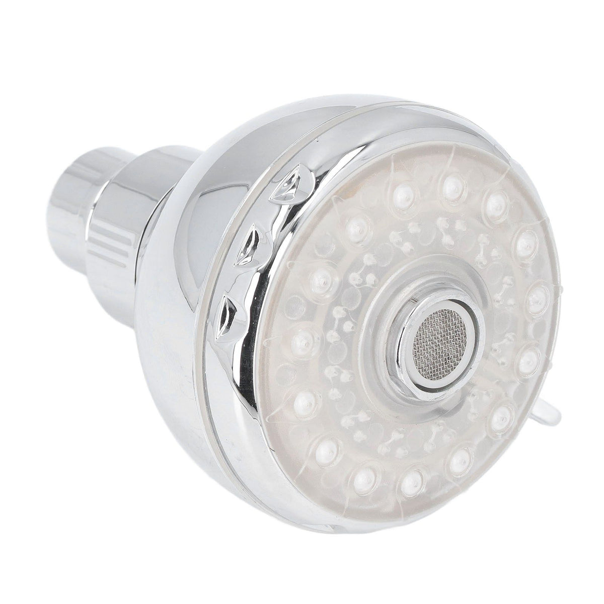 G1/2 Male Thread Shower Head Temperature Controlled 3 Color Changing Rainfall LED Fixed Shower Head for Bathroom