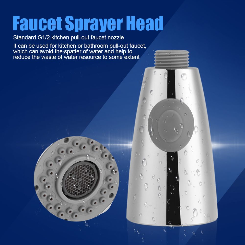 Pull Out Faucet Sprayer Kitchen Bathroom Tap Shower Spray Head Replacement Part